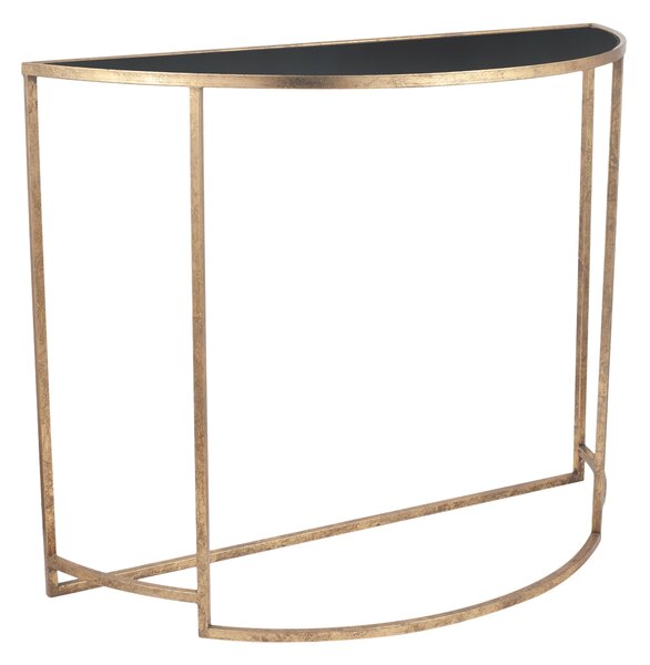 Pacific Veneziano Console Table, Iron & Glass