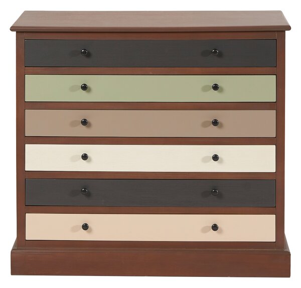 Pacific Loft 6 Drawer Chest, Pine