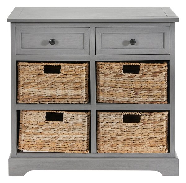 Pacific Devonshire 6 Drawer Chest, Grey