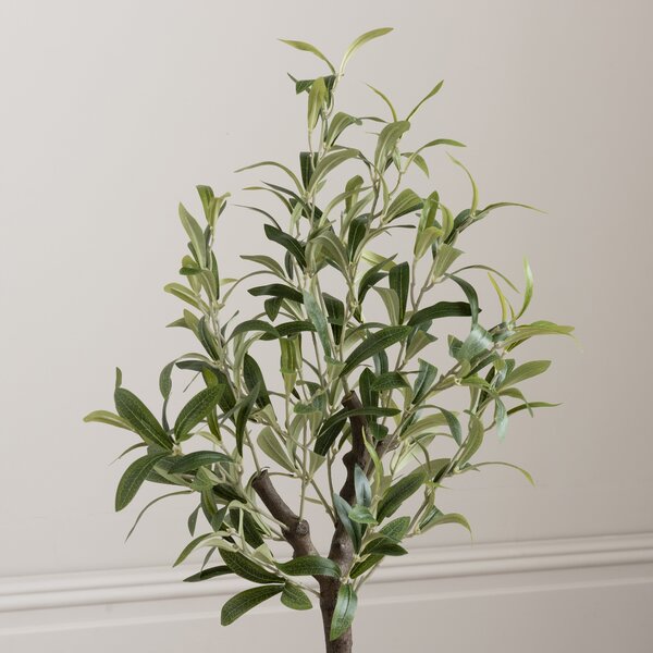 Artificial Small Olive Tree in Black Plant Pot