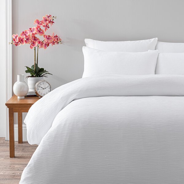 Alford Textured Duvet Cover and Pillowcase Set