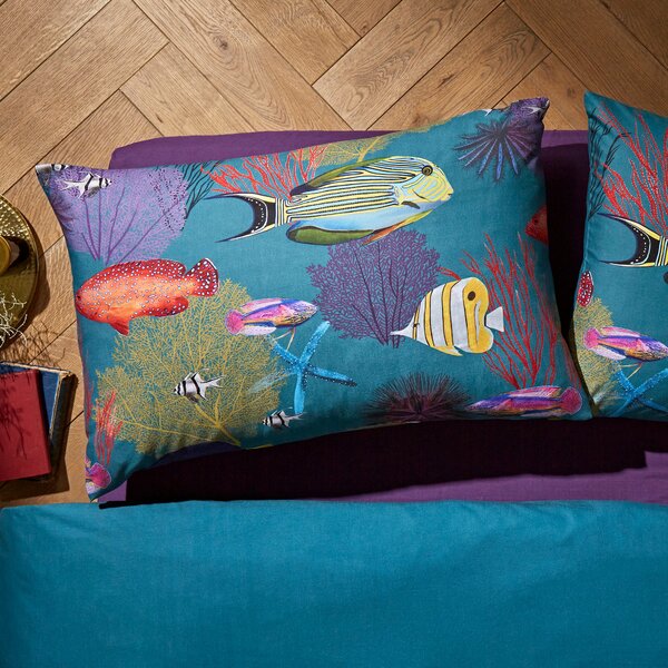 Reef 100% Cotton Duvet Cover & Pillowcase Set