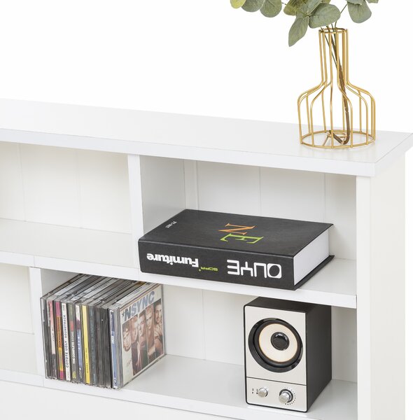 3ft Single Bed with Drawers, Simplicity Single Bed with Under Storage, Balancing Aesthetics and Practicality, White Aosom UK
