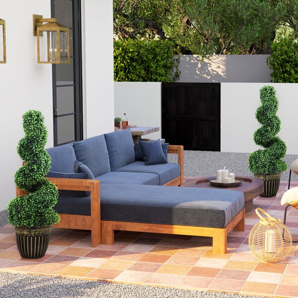 HOMCOM Set of 2 Artificial Plants, Topiary Spiral Boxwood Trees with Pot, for Home Indoor Outdoor Decor, 90cm Aosom UK