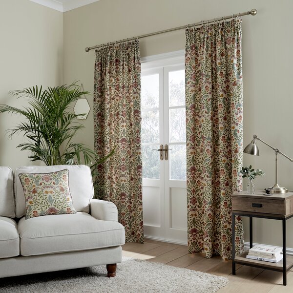 Ruskin Cotton Pencil Pleat Curtains