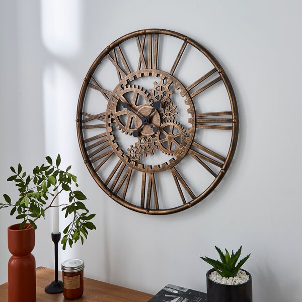 Cogs Indoor Outdoor Wall Clock