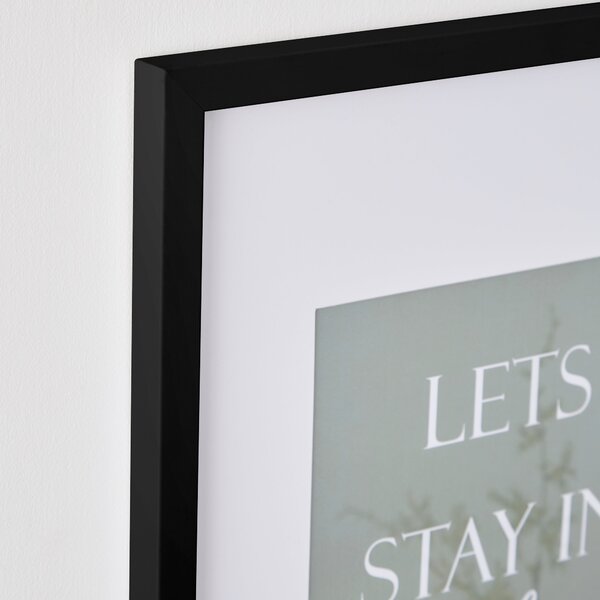 Black Oversized Mount Rectangle Photo Frame