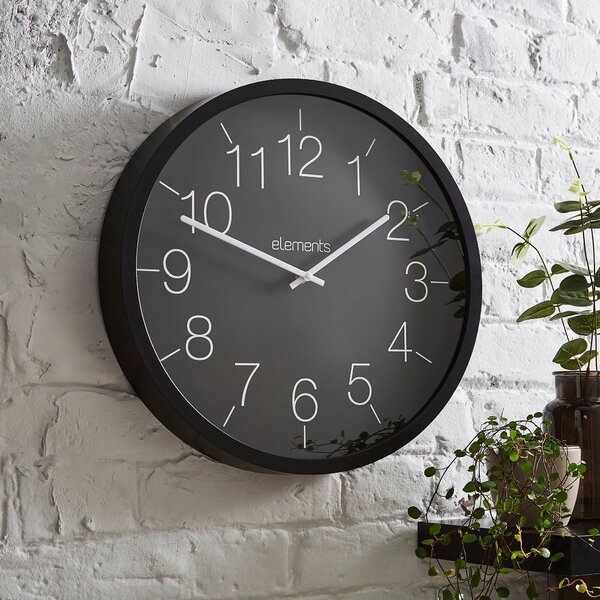 Elements Indoor Outdoor Wall Clock