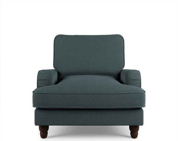 Beatrice Armchair, Chunky Soft Chenille