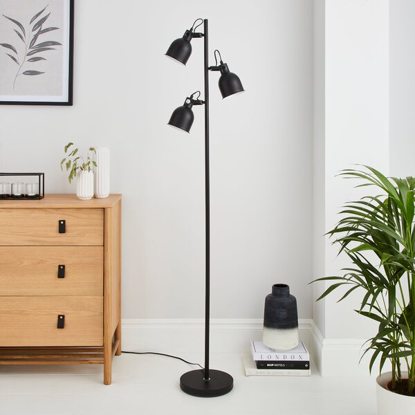 Issac 3 Light Floor Lamp