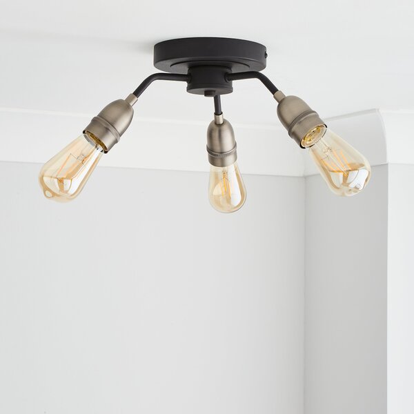 Marsden 3 Light Semi Flush Ceiling Light