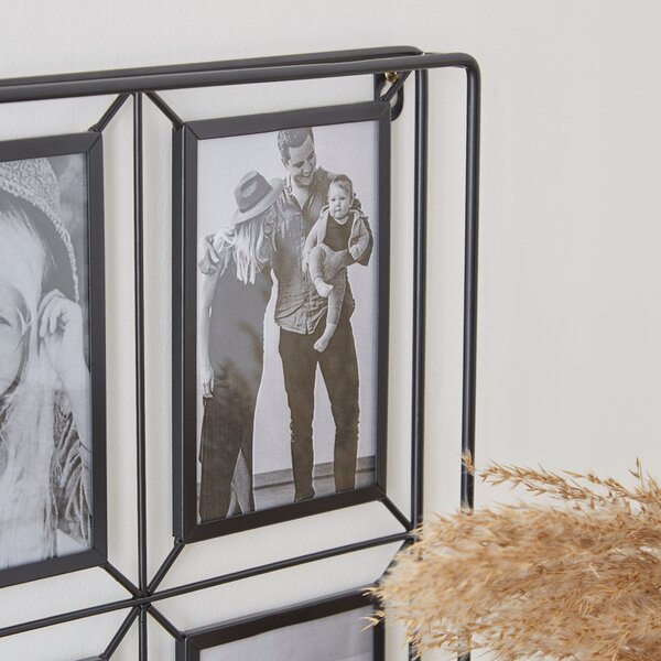 London Black Multi Photo Frame