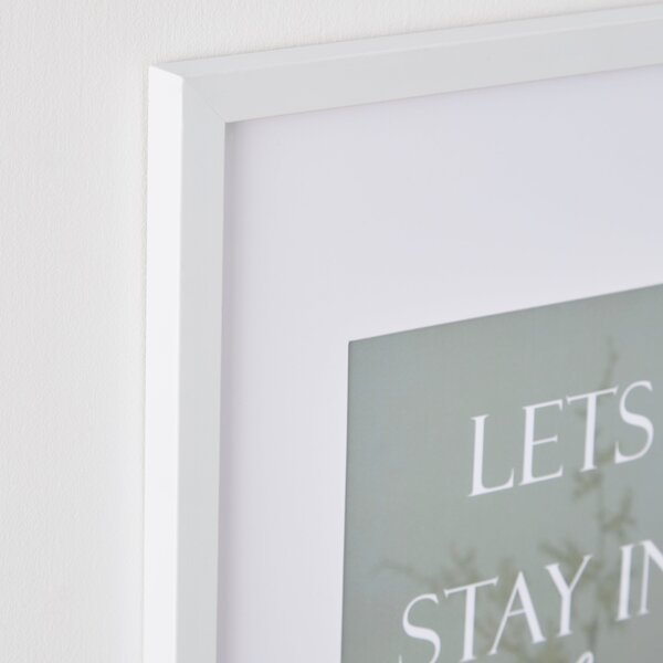 White Oversized Mount Rectangle Photo Frame