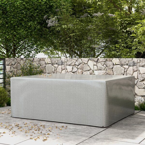 Outsunny Large Patio Furniture Cover, 235x190x90 cm, Waterproof and Anti-UV Outdoor Garden Furniture Protector, Grey