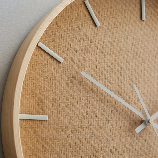 Woven Wall Clock