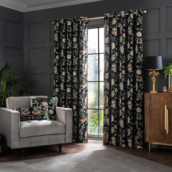 Paradise Cheetah Eyelet Curtains