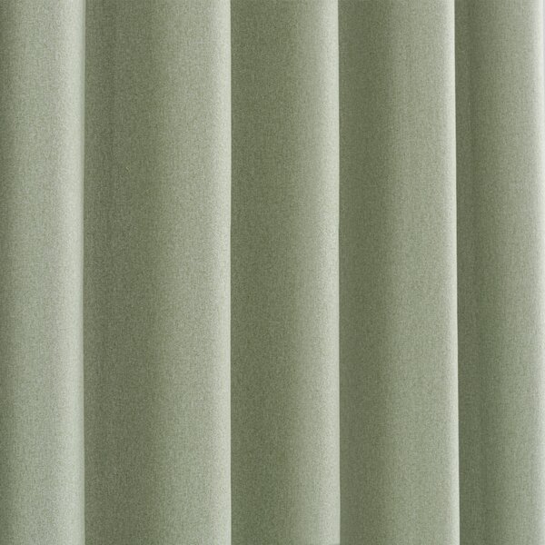 Luna Brushed Blackout Eyelet Door Curtain