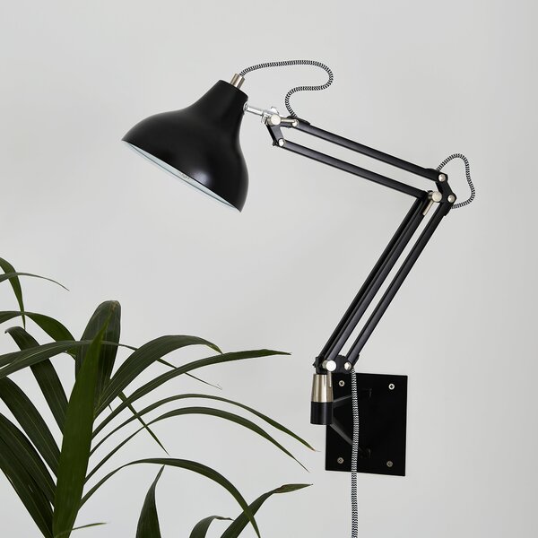 Archibald Adjustable Plug In Wall Light