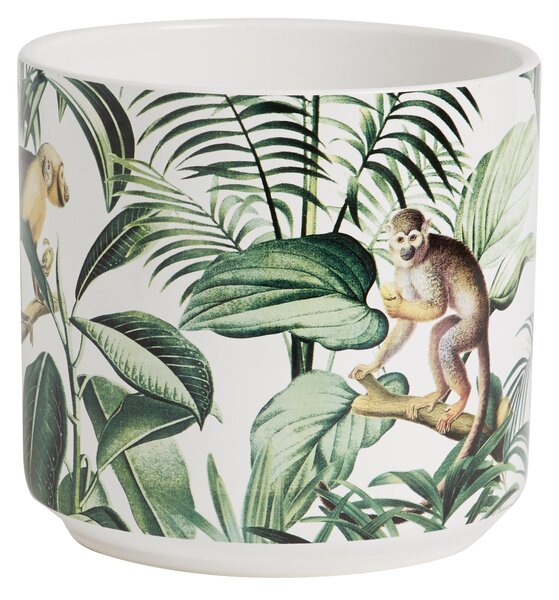 Large Ceramic Monkey Plant Pot