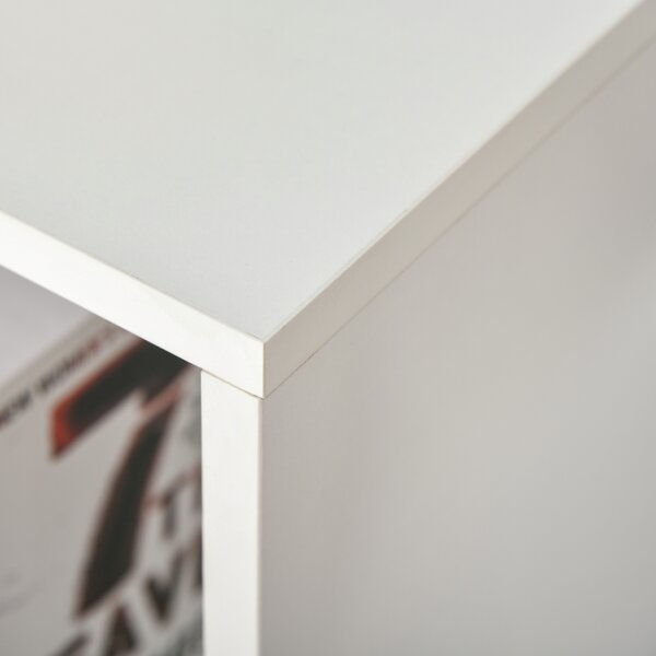 HOMCOM Six-Cube Bookcase - White Wood Effect Aosom UK