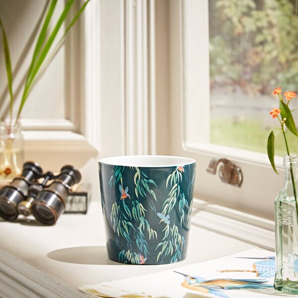 Kingfisher Ceramic Plant Pot