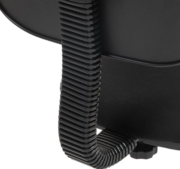 HOMCOM Armless Chair, Compact Office Desk Chair with Adjustable Height and Swivel Wheels for Small Spaces, Black Aosom UK