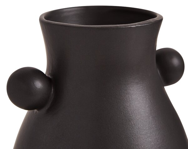 Black Abstract Vase