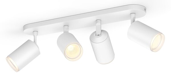 Philips HUE Fugato 4 Light Smart LED Semi Flush Spotlight Bar