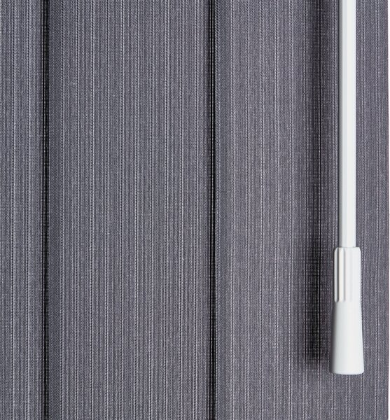 Stripe Cordless Charcoal Vertical Blind