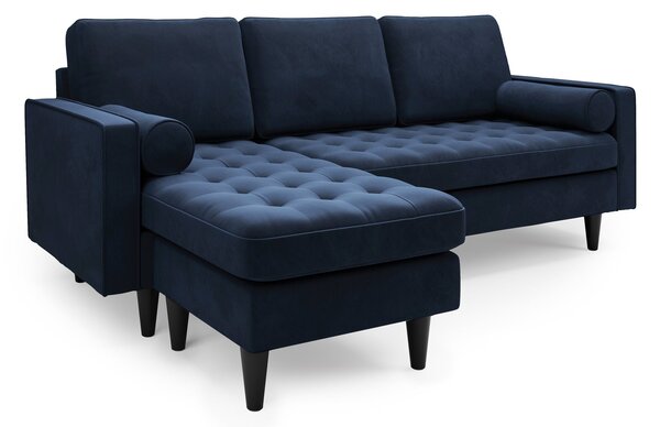 Alfie Velvet Corner Chaise