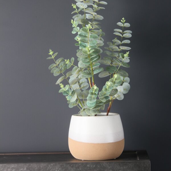 Two Tone Curved Plant Pot