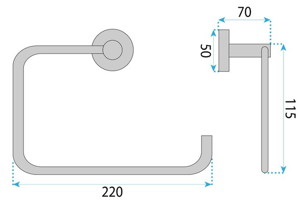 Bathroom hanger 5610 Leo Titan
