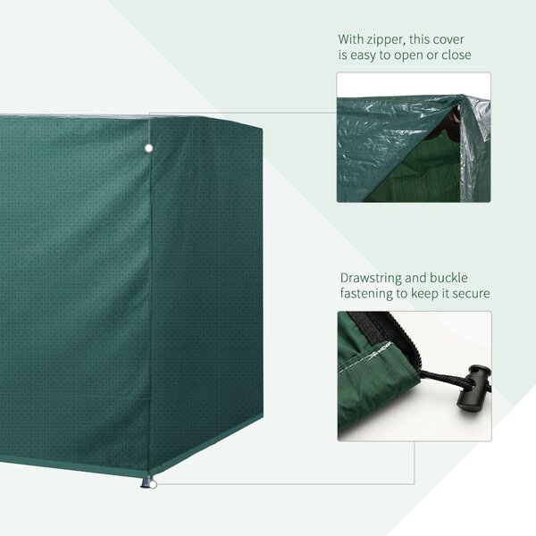Outsunny Large Patio Swing Chair Cover Outdoor Garden Furniture Protector Wind UV