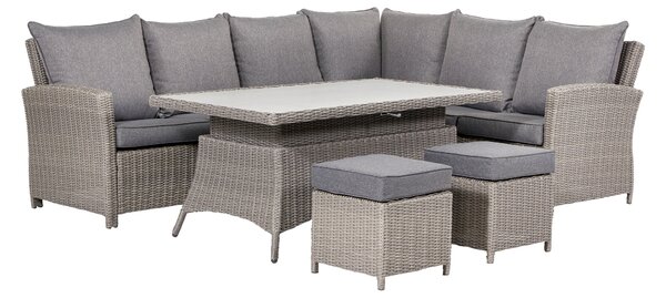 Barbados Long Left Rattan Corner Set