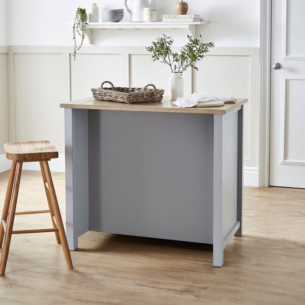 Olney Kitchen Island, Grey