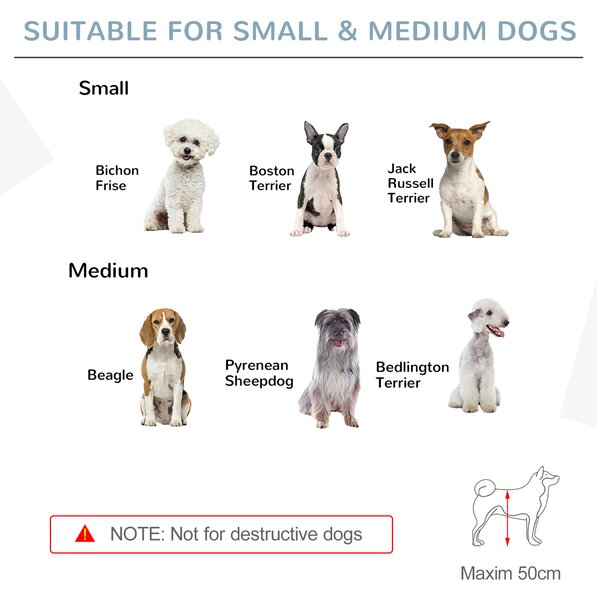 PawHut Freestanding Pet Gate: Wooden Foldable Barrier for Small to Medium Dogs, 4 Panel Design, White Aosom UK