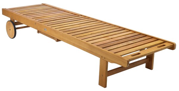 Acacia Wooden Lounger