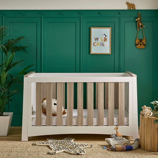 CuddleCo Ada 2 Piece Nursery Furniture Set, White Ash