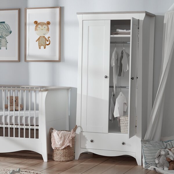 CuddleCo Clara 2 Door Wardrobe