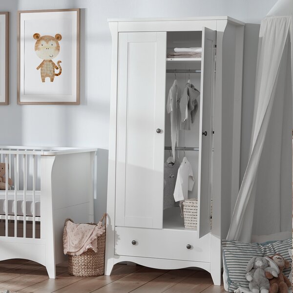 CuddleCo Clara 2 Door Wardrobe