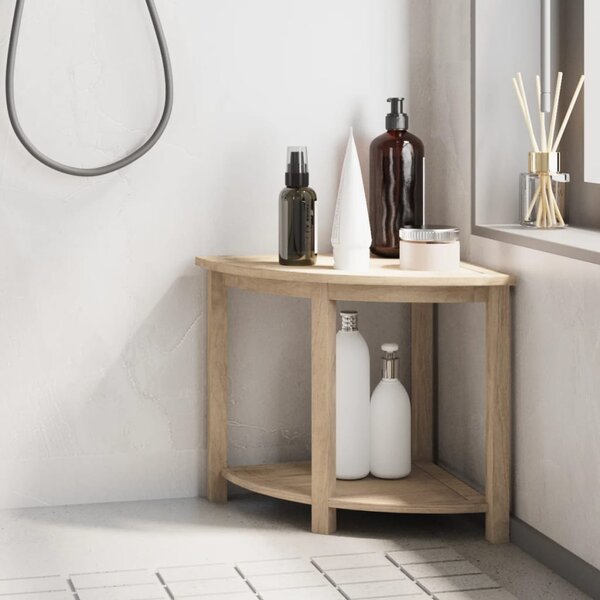Bathroom Side Table 45x45x45 cm Solid Wood Teak