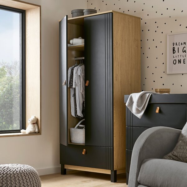 CuddleCo Rafi 2 Door Wardrobe