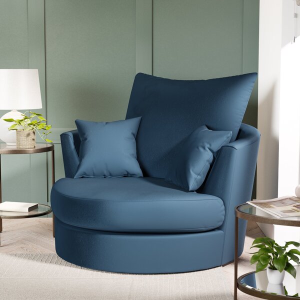 Blake Swivel Chair, Opulent Velvet