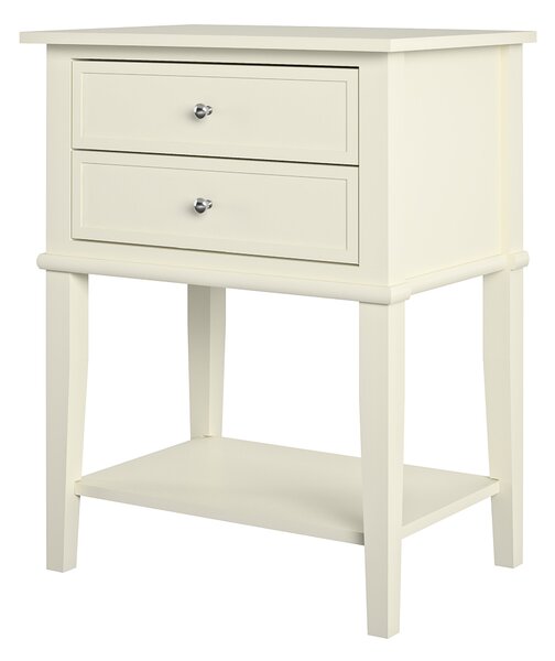 Franklin 2 Drawer Bedside Table