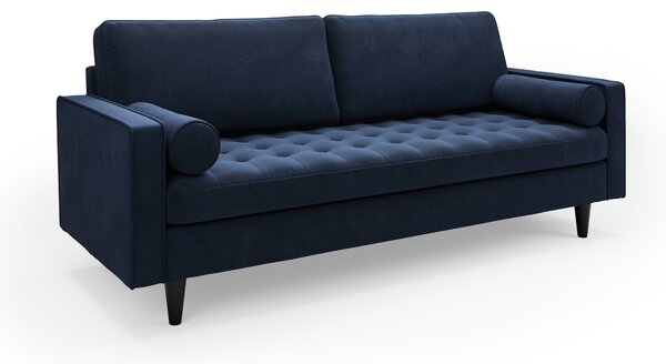 Alfie Velvet 3 Seater Sofa