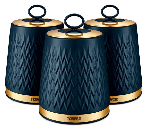 Tower Set of 3 Empire Canisters