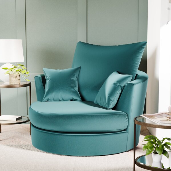 Blake Swivel Chair, Opulent Velvet