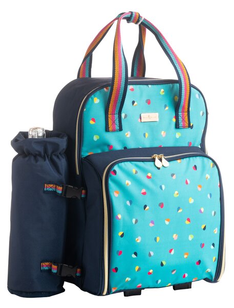 Mini Confetti Backpack with Picnicware & Bottle Cooler