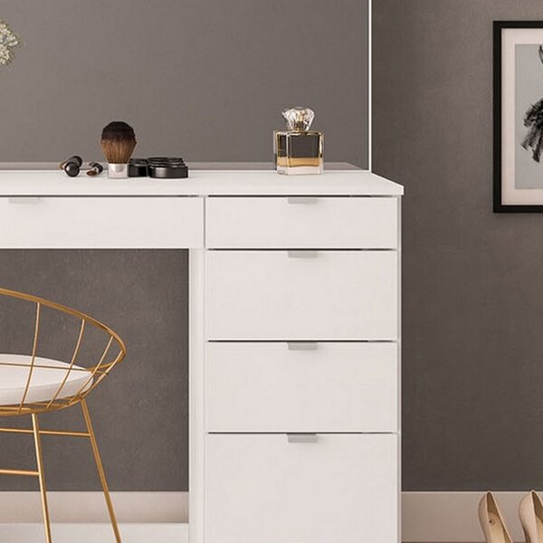 Demi 5 Drawer Dressing Table with Mirror