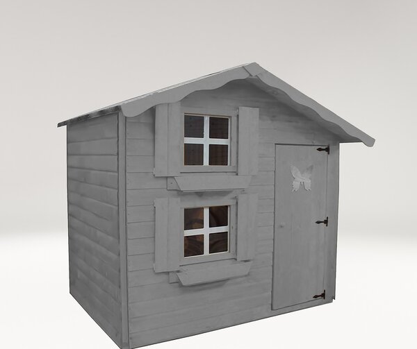 Country Living Premium Colton Double Storey Playhouse with Veranda Painted + Installation - Aurora Green
